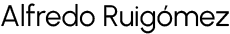 logo alfredo ruigomez